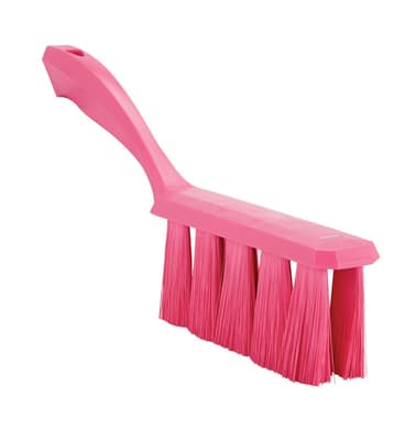 Vikan® UST Bench Brush, Color-Coded, 1.4"W x 13"L, Polyester Bristles, Polypropylene Block, 1 Each