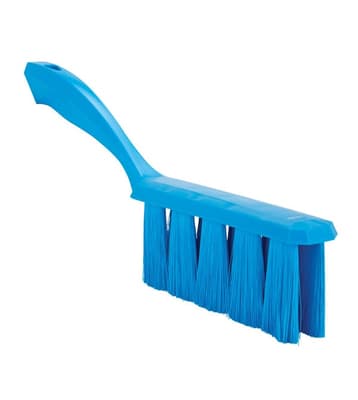 Vikan® UST Bench Brush, Color-Coded, 1.4"W x 13"L, Polyester Bristles, Polypropylene Block, 1 Each