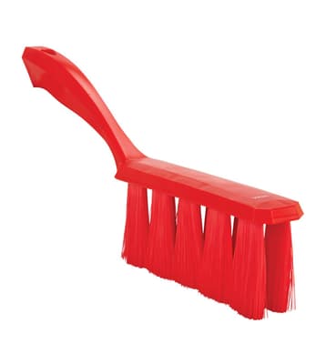Vikan® UST Bench Brush, Color-Coded, 1.4"W x 13"L, Polyester Bristles, Polypropylene Block, 1 Each