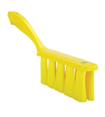 Vikan® UST Bench Brush, Color-Coded, 1.4"W x 13"L, Polyester Bristles, Polypropylene Block, 1 Each