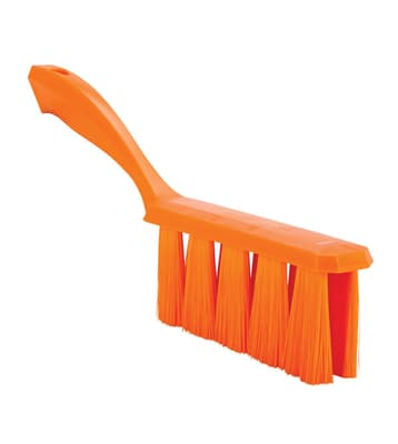 Vikan® UST Bench Brush, Color-Coded, 1.4"W x 13"L, Polyester Bristles, Polypropylene Block, 1 Each