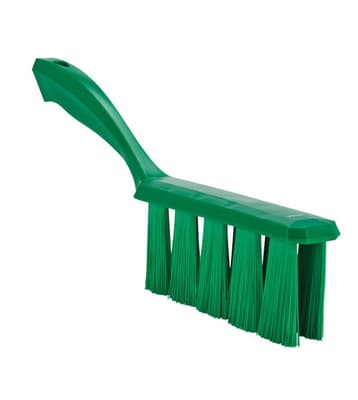 Vikan® UST Bench Brush, Color-Coded, 1.4"W x 13"L, Polyester Bristles, Polypropylene Block, 1 Each