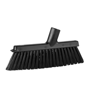 Vikan® Dustpan Broom Head with Angled Thread, Color-Coded, 1.2"W, 9.8" OAL, 2.3" Trim, 1 Each