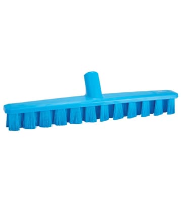 Vikan® UST Deck Scrub Brush, Color-Coded, 2"W x 15.7"L, Stiff Polyester Bristles, Polypropylene Block, 1 Each