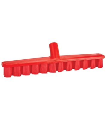 Vikan® UST Deck Scrub Brush, Color-Coded, 2"W x 15.7"L, Stiff Polyester Bristles, Polypropylene Block, 1 Each