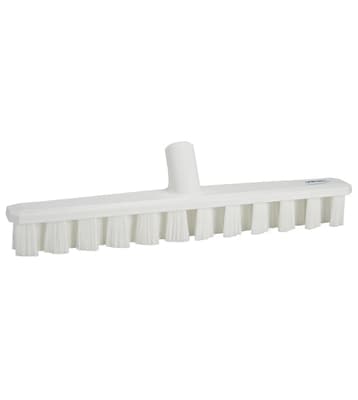 Vikan® UST Deck Scrub Brush, Color-Coded, 2"W x 15.7"L, Stiff Polyester Bristles, Polypropylene Block, 1 Each