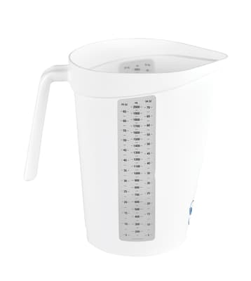 Vikan® Measuring Jug with Graduated Window, Polypropylene, 64-oz Capacity, Color-Coded, 1 Each