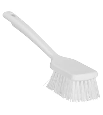 ColorCore Short Handle Scrub Brush, Color-Coded, 11.8" x 3.10", Stiff Polypropylene Bristles, Polypropylene Block, 1 Each