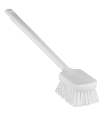 ColorCore Long Handle Scrub Brush, Color-Coded, 19.9" x 3.10", Stiff Polypropylene Bristles, Polypropylene Block, 1 Each