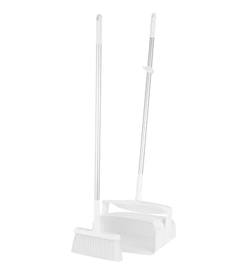 Vikan® Lobby Dustpan & Broom Set, Color-Coded, 1 Each