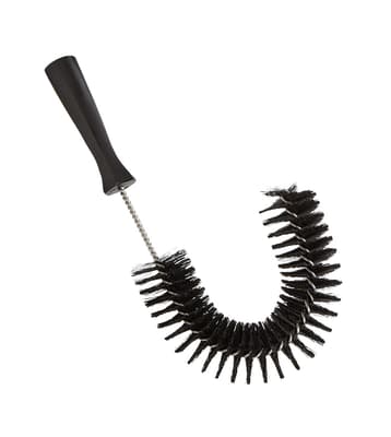 Vikan® Hook Brush, Color-Coded, 2.2" Dia x 7.9"W x 14.2" OAL, Medium Polyester Bristles, Polypropylene Block, 1 Each