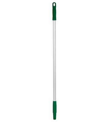 Vikan® Euro-Thread Aluminum Handle with Hang Cap, Color-Coded, Polypropylene Male Tip, 1 Each