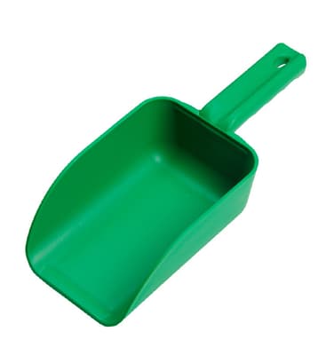 Vikan® Flat Hand Scoop, Polypropylene, Color-Coded, 1 Each