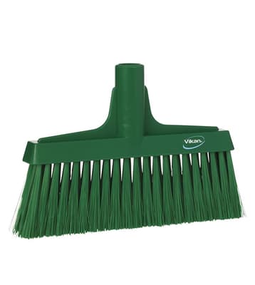 Vikan® Lobby Broom Head, Color-Coded, 1.4"W, 10.2" OAL, 3" Trim, 1 Each