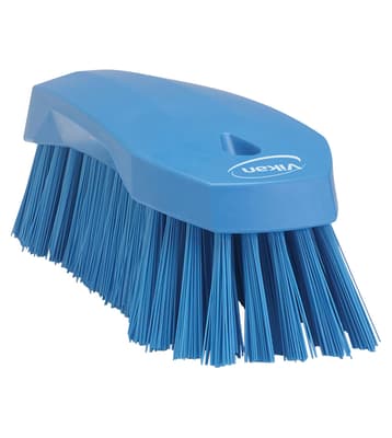 Vikan® Hand Scrub Brush, Color-Coded, Polyester Bristles, Polypropylene Block, 1 Each
