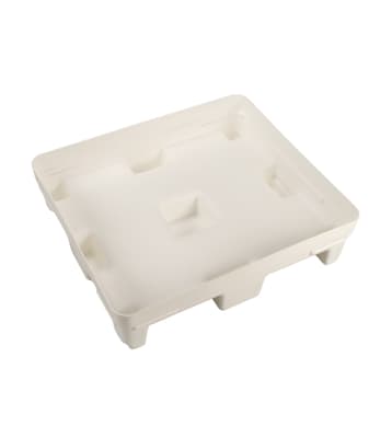 Vikan® Aero-Tote Stackable Pallet, Solid, White, HDPE, 96-Gallon Capacity, 1 Each