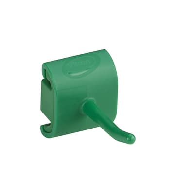 Vikan® Single Hook for Hygienic Wall Bracket, Color-Coded, Polypropylene, Holds 1 Tool, 1 Each