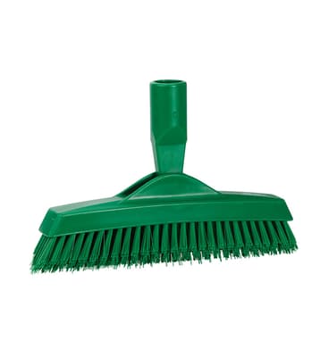 Vikan® Grout Brush, Color-Coded, 1.4"W x 8.9"L, Stiff Polyester Bristles, Polypropylene Block, 1 Each