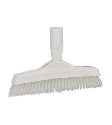Vikan® Grout Brush, Color-Coded, 1.4"W x 8.9"L, Stiff Polyester Bristles, Polypropylene Block, 1 Each