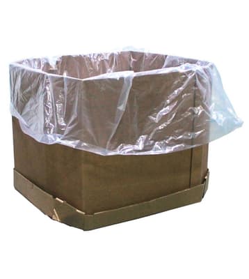 Clear Gusseted Tote Liner