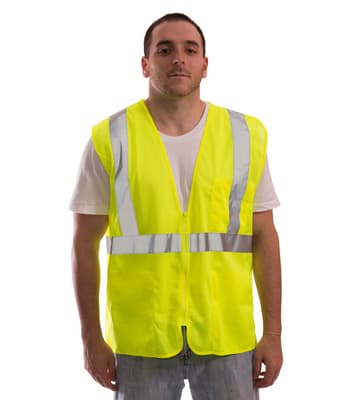 Job Sight™ Mesh Safety Vest with Zipper Closure