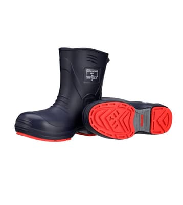 Flite® 26226 Mid-Calf Composite Toe Boots, 10", SRO Outsole, EVA, Blue/Red, Waterproof, 1 Pair