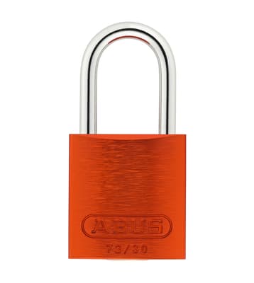 ABUS Aluminum Padlock, Keyed Different, Color-Coded, 1.5" Body, 3/16" Dia x 1"H Shackle, 1 Each