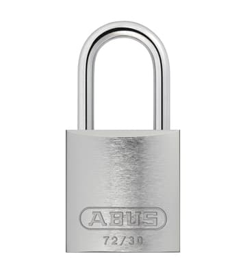 ABUS Aluminum Padlock, Keyed Different, Color-Coded, 1.5" Body, 3/16" Dia x 1"H Shackle, 1 Each