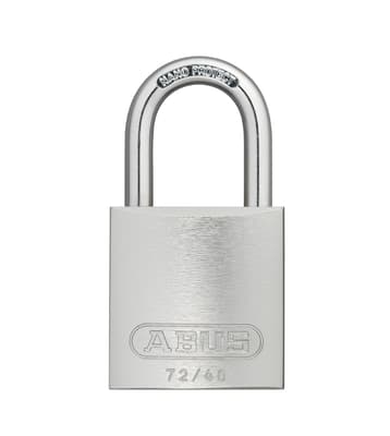 ABUS Aluminum Padlock, Keyed Different, Color-Coded, 2" Body, 1/4" Dia Shackle, 1 Each