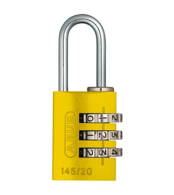 Side Dial Combination Padlock, Color-Coded, 1 Each