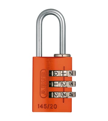 Side Dial Combination Padlock, Color-Coded, 1 Each