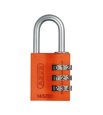 Side Dial Combination Padlock, Color-Coded, 1 Each