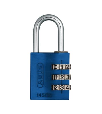 Side Dial Combination Padlock, Color-Coded, 1 Each