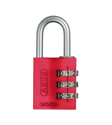 Side Dial Combination Padlock, Color-Coded, 1 Each