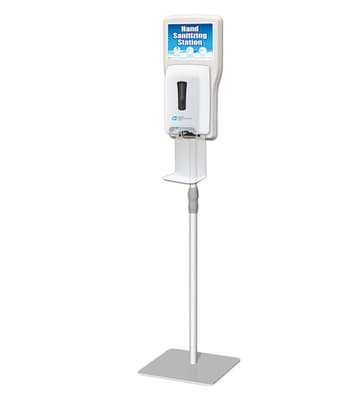 BrandStand™ Adjustable Floor Stand for VersaClenz Dispenser