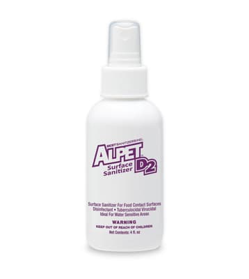 Alpet® D2 Rated Surface Sanitizer & Disinfectant, Ready-to-Use, No-Rinse