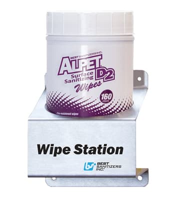 Stainless Steel Sanitizer Station
