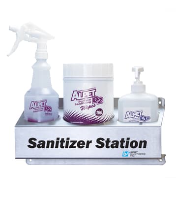 Stainless Steel Sanitizer Station