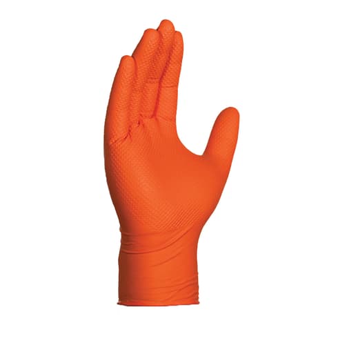 10 Pairs Of 3M Nitrile Foam Coated Gloves - Orange, Comfort Grip, Perfect For Work, Gardening, And DIY Projects