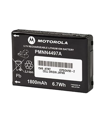 Li-Ion Battery for CLS Series Radios, 3.7 V, 1800 mAh