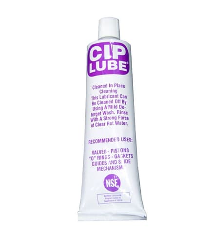 CIP Lube, NSF H-1 Rated for Incidental Food Contact, FDA Approved, 4-oz Tube, 12/Box CIP Lube, NSF H-1 Rated for Incidental Food Contact, FDA Approved, 4-oz Tube, 12/Box