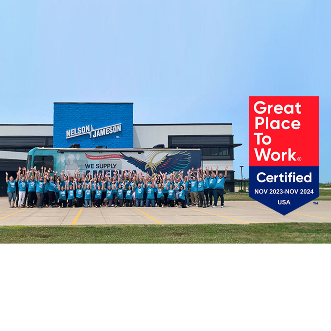 Nelson-Jameson Receives Great Place to Work Certification