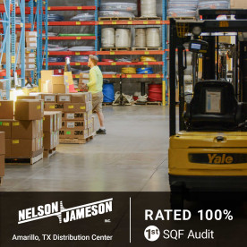 Nelson-Jameson’s California Distribution Center Receives Seventh Consecutive 100% Score in Safe Quality Food Program