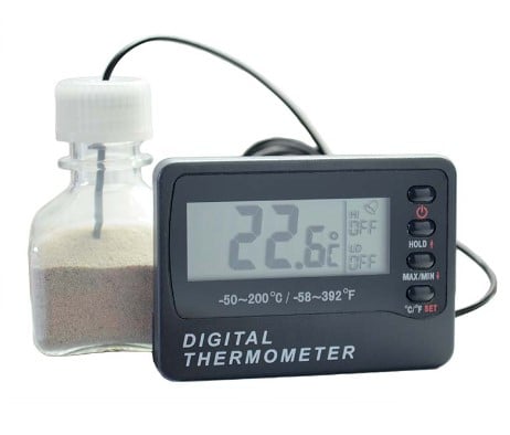 Fridge/Freezer Dual Probe Min/Max Alarm Vaccine Bottle Thermometer