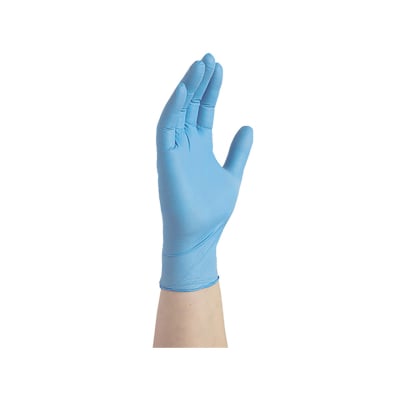 X3 Blue Nitrile Industrial Disposable Gloves, Powder Free, 100/Box; 10 Boxes/Case