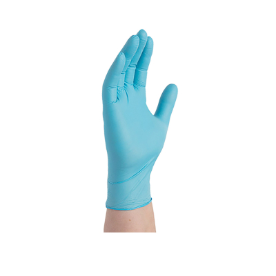 Gloveworks Blue Nitrile Disposable Gloves, Powder Free, 100/Box; 10 Boxes/Case