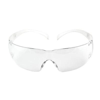 3M™ SecureFit™ Safety Glasses, Anti-Fog Coating, Frameless with Clear Lens, 1 Pair