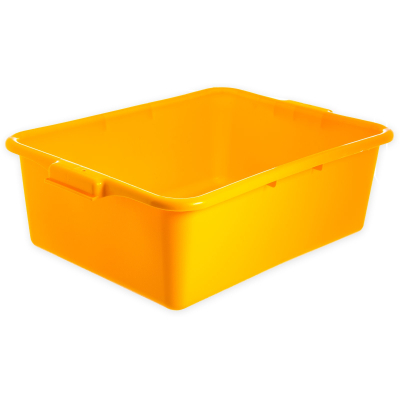Comfort Curve™ Tote Boxes, Color-Coded, 7.5-Gal Capacity, 15"L x 20"W x 7"H