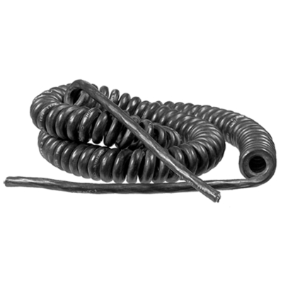 Coiled Electric Cord and Plugs