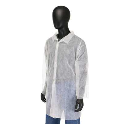 PIP® Standard Weight Disposable Lab Coat without Pockets